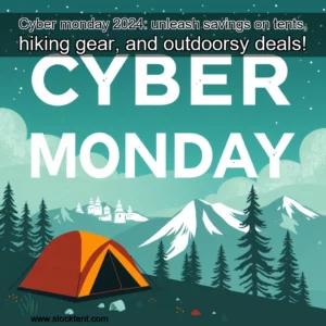 Read more about the article Cyber monday 2024: unleash savings on tents, hiking gear, and outdoorsy deals!