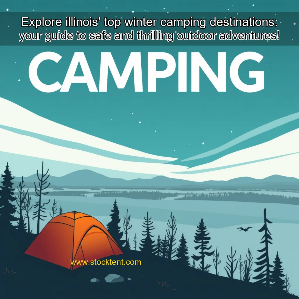 Read more about the article Explore illinois’ top winter camping destinations: your guide to safe and thrilling outdoor adventures!
