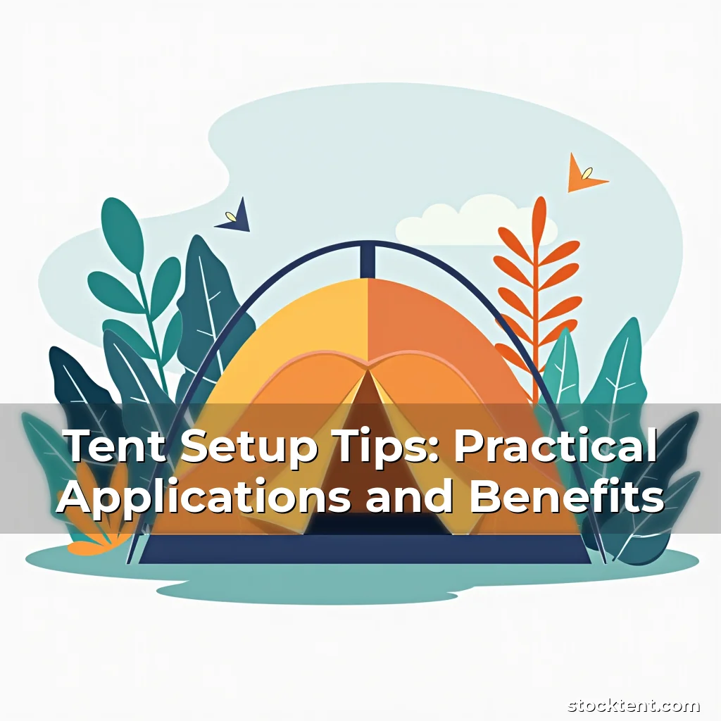 Read more about the article Tent Setup Tips: Practical Applications and Benefits