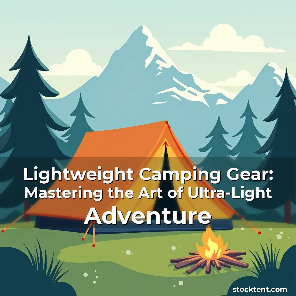 Read more about the article Lightweight Camping Gear: Mastering the Art of Ultra-Light Adventure