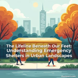 Artistic representation for The Lifeline Beneath Our Feet: Understanding Emergency Shelters in Urban Landscapes